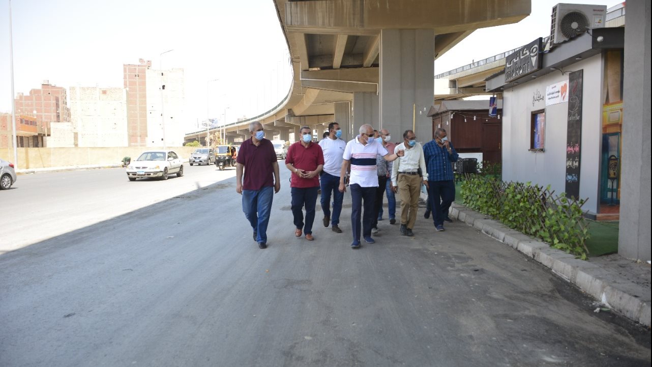 محافظ الجيزة يتفقد حاله النظافة والإشغالات 