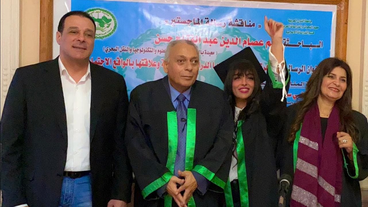 ريم عصام عبدالفتاح تحصل على ماجيستير فى الاعلام