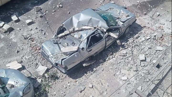 سقوط شرفة بالمكس غرب الإسكندرية 