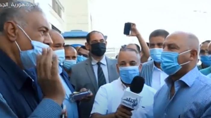 كامل الوزير ومفتش سكة حديد 