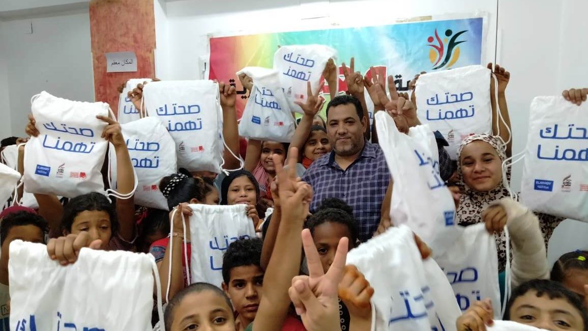 جانب من أعمال مبادرة " الناس لبعضهم " بأسوان 