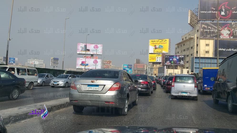 حالة المرور أعلى كوبري أكتوبر 