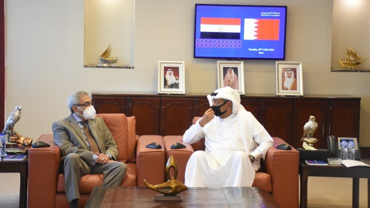 سمير عبد الله ناس والسفير ياسر شعبان