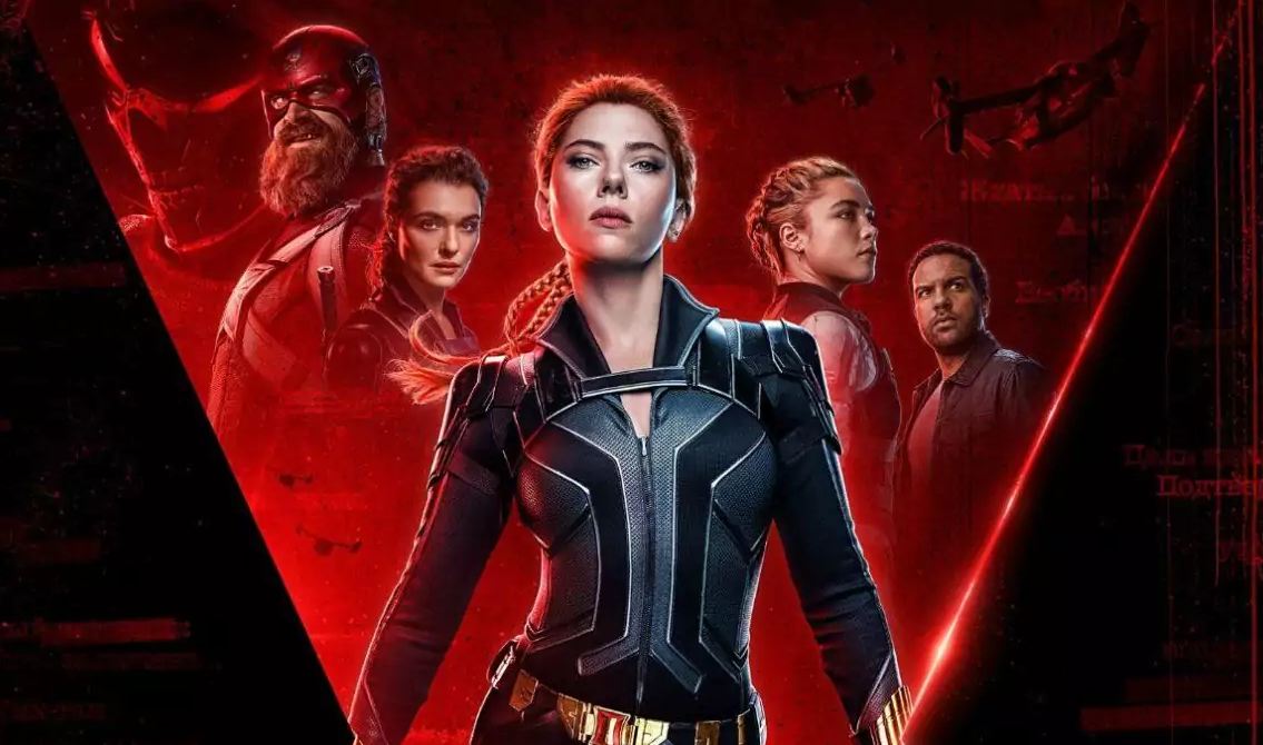 سكارليت جوهانسون على بوستر فيلم Black Widow