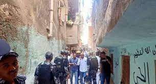 انهيار عقار غرب الإسكندرية