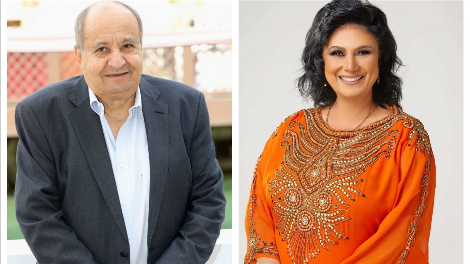 وحيد حامد وسلوى عثمان 