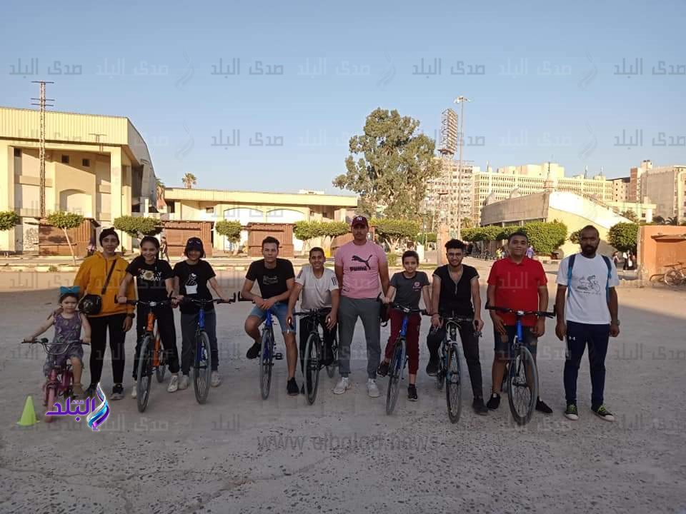 التدريب الاسبوعى للدراجات بالدقهلية