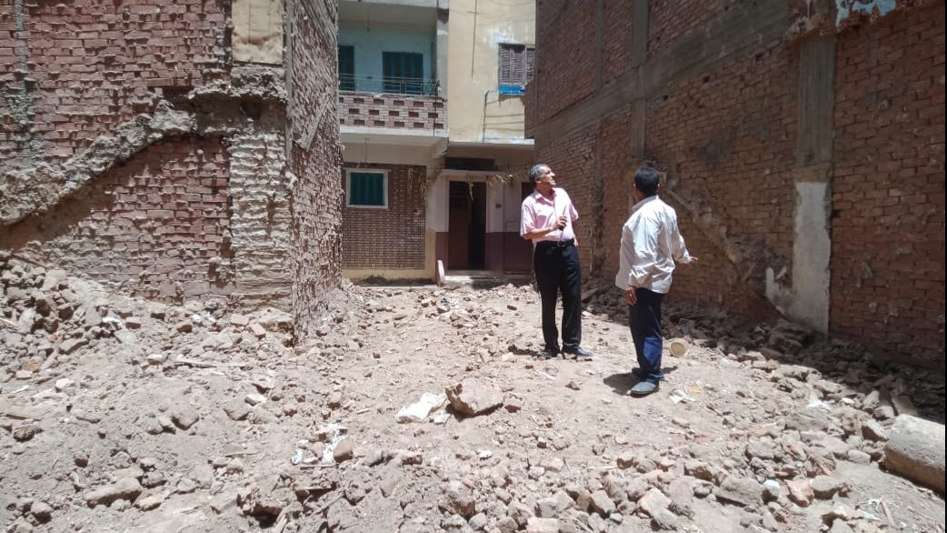 رفع  انقاض العقار المنهار رفع  انقاض العقار المنهار