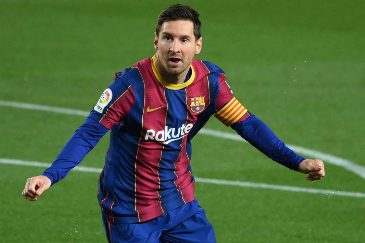ليونيل ميسي قائد فريق برشلونة