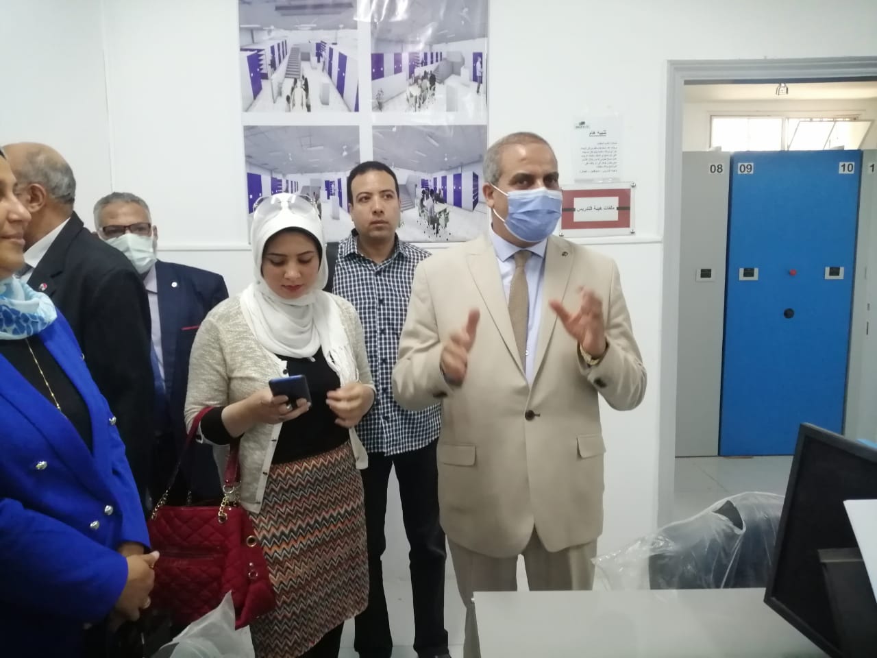 رئيس جامعة الأزهر في جولة تفقدية