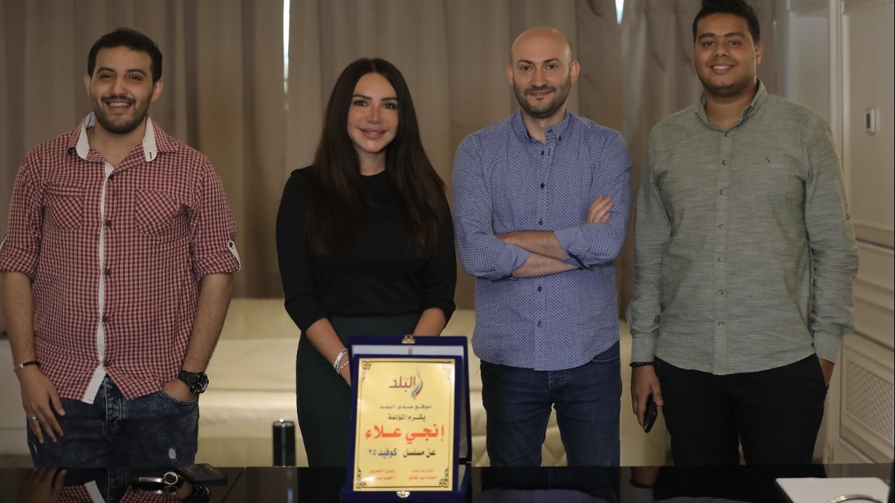 انجى علاء في ضيافة صدى البلد