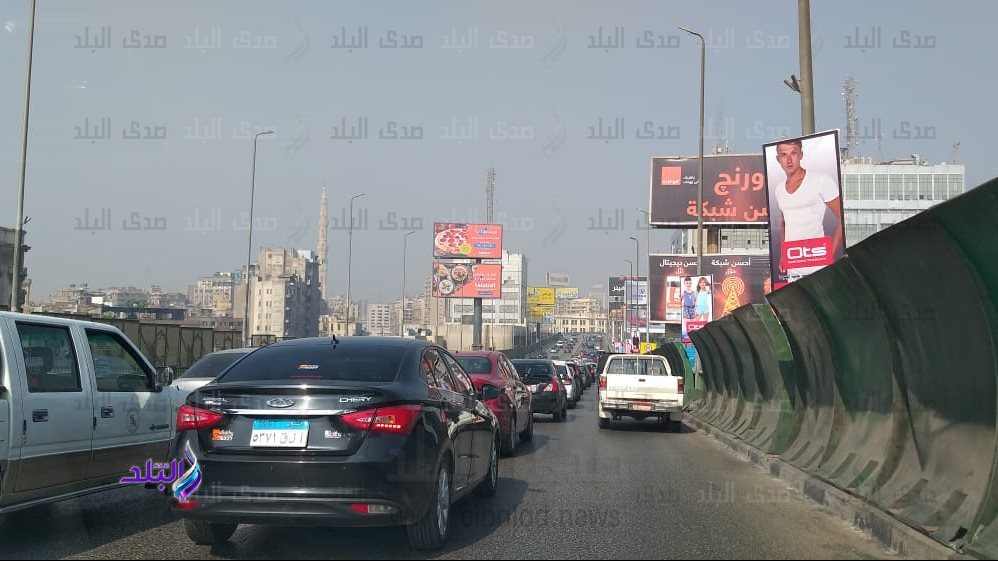 حاله المرور أعلى كوبرى اكتوبر