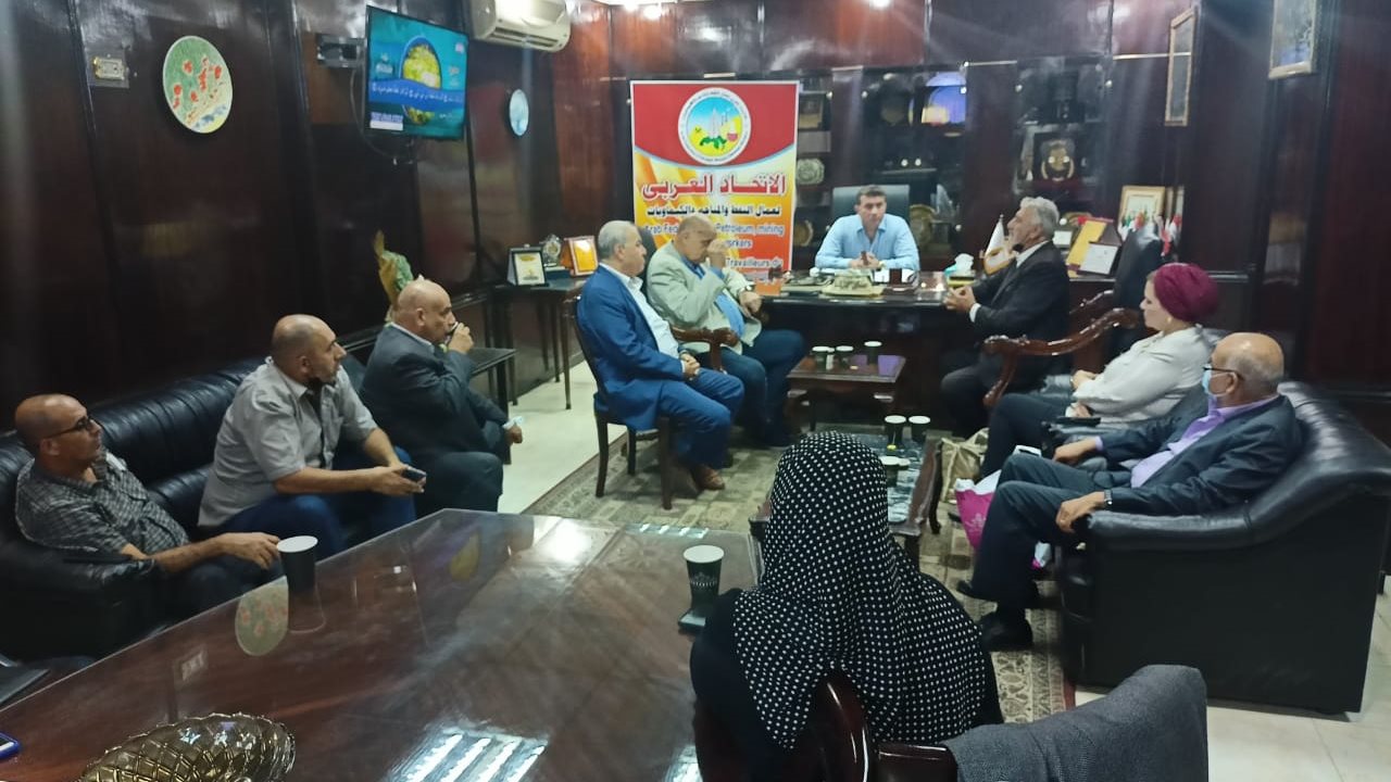 زيارة وفد من الاتحاد العام لعمال فلسطين لمصر