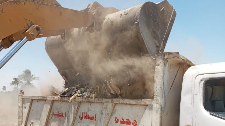 استمرار اعمال النظافة والتجميل بالمنيا 