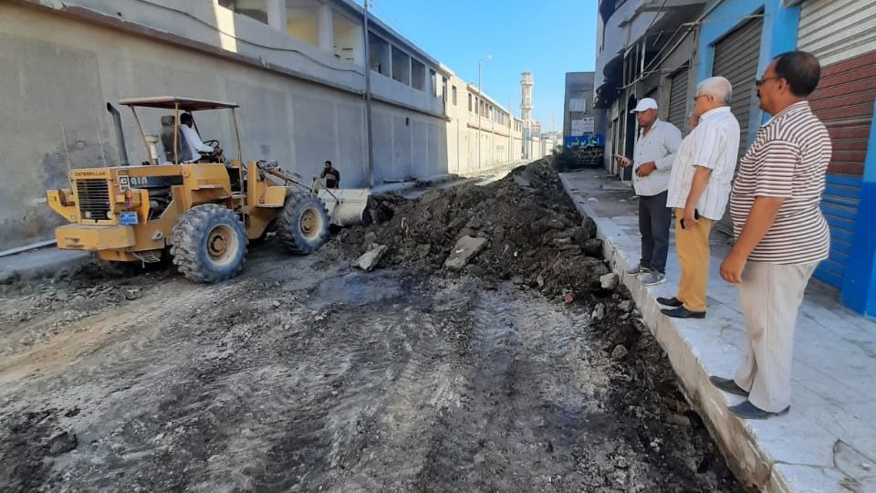 رفع كفاءة الطرق في البحيرة 