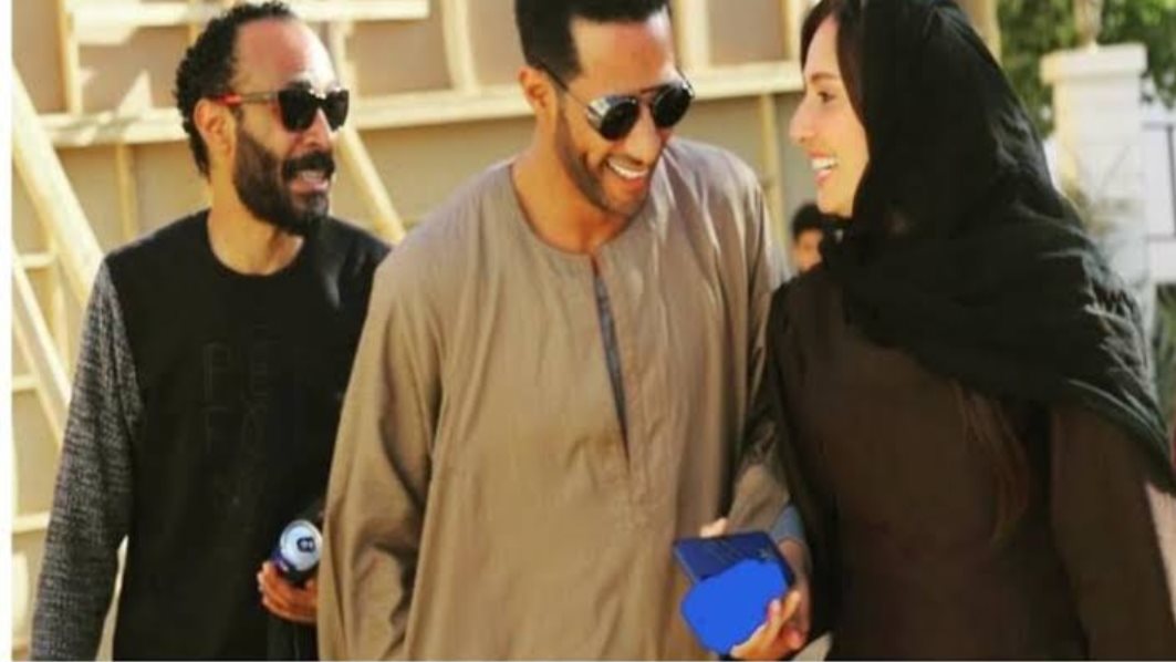 حلا شيحا ومحمد رمضان وشقيقه