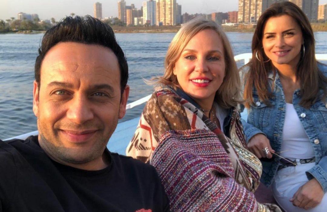 مصطفى قمر وشيرين ونور