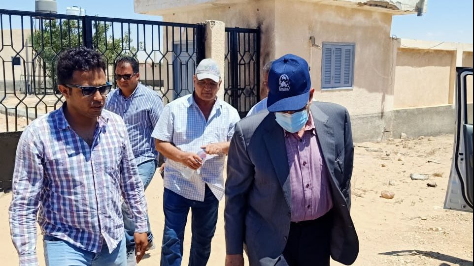 شوشة يتفقد أعمال الورش بالمنطقة الحرفية بالمساعيد 