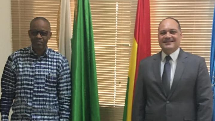 سفير مصر في كوناكري يلتقي وزير التعاون والتكامل الغيني