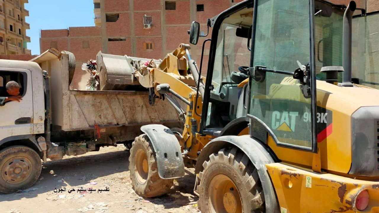 حملات النظافة فى شوارع الفيوم