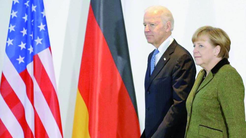 بايدن و ميركل