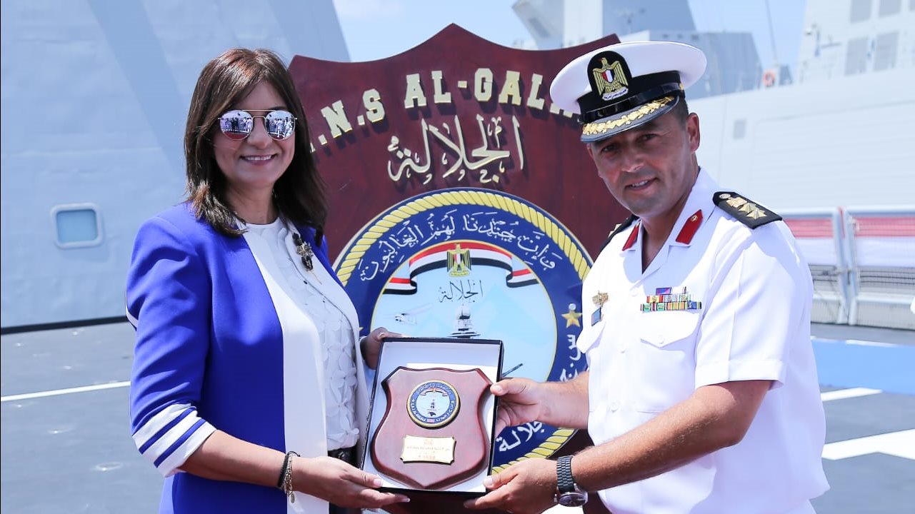 وفد الشباب المصرى واليونانى والقبرصى إلى القوات البحرية