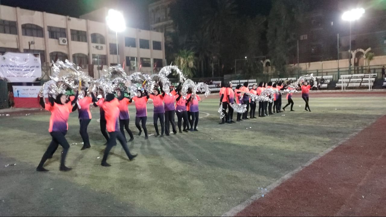 عروض طالبات كلية التربية الرياضية بالفيوم