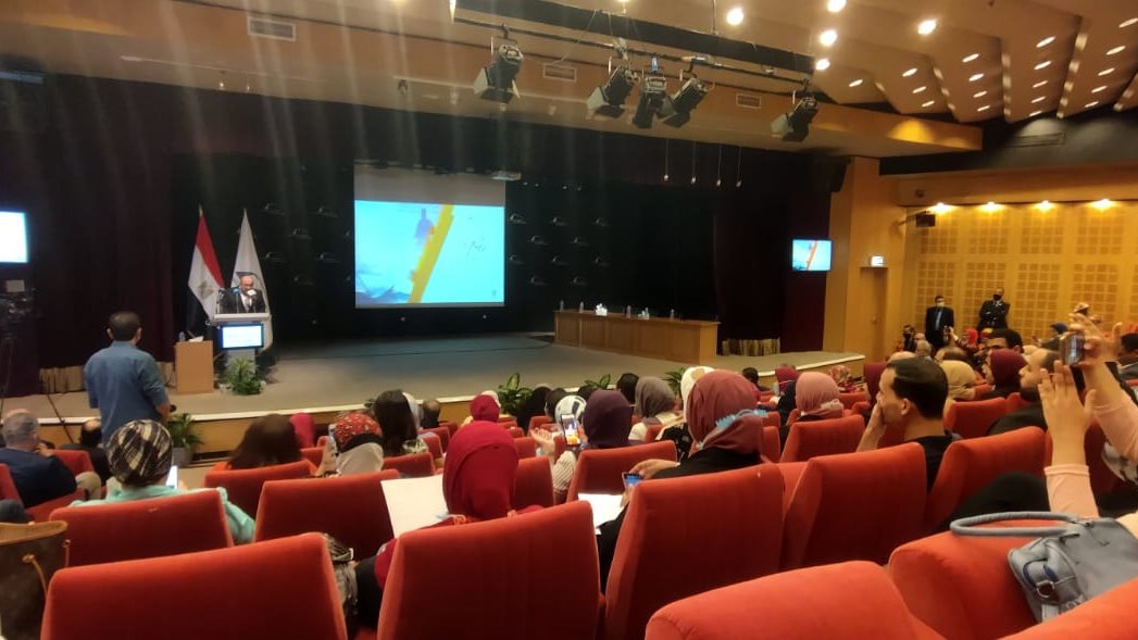 د. مصطفى الفقي أثناء المؤتمر