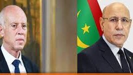 الرئيس الموريتاني مع نظيره التونسي