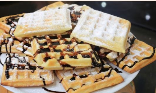  وافلز بالصلصات