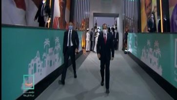 وصول السيسي لـ المؤتمر الأول للمشروع القومي حياة كريمة