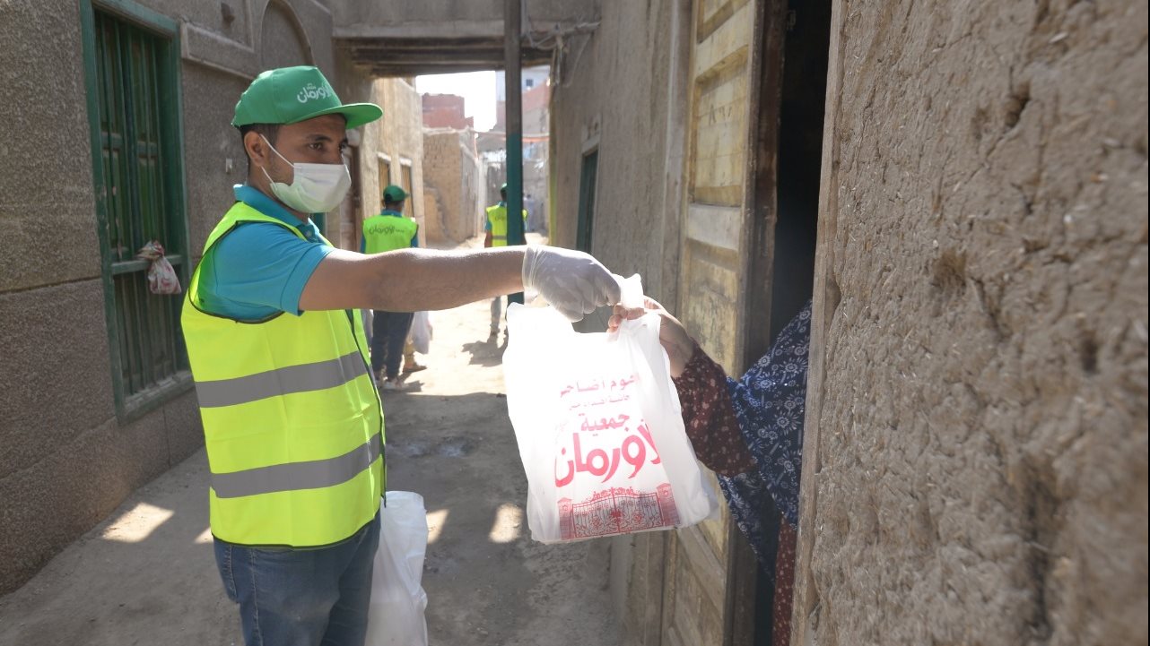 الاورمان توزع لحوم بالدقهلية