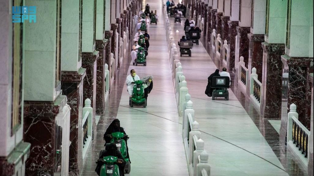 3000 عربة كهربائية تخدم حجاج بيت الله الحرام