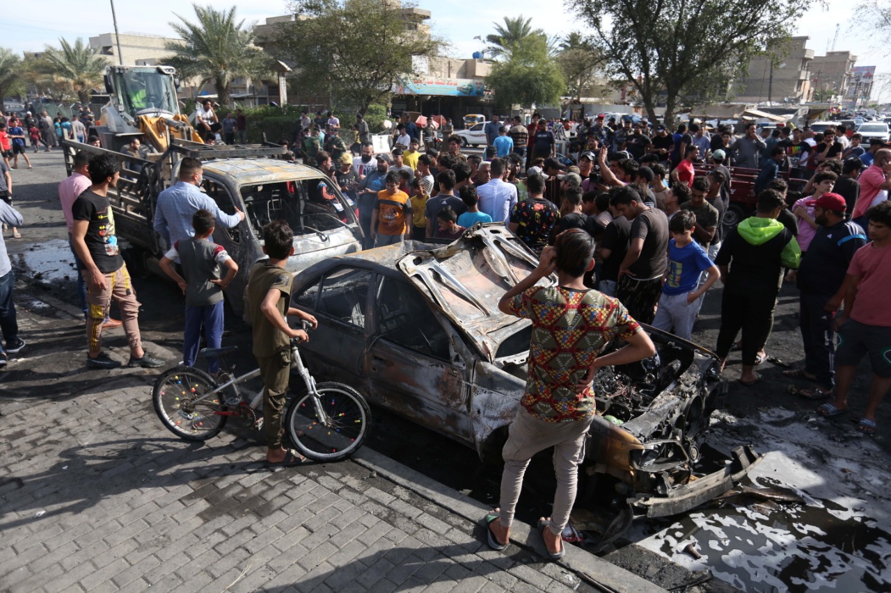 التفجير الإرهابي بمدينة الصدر العراقية