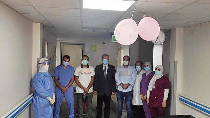 مدير إدارة المستشفيات يتفقد مستشفى عزل النجيلة