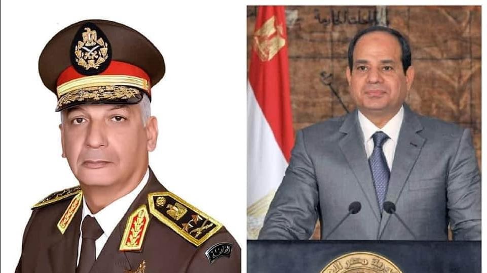 الرئيس السيسي ووزير الدفاع