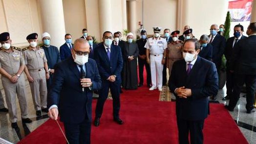 الرئيس السيسي في العلمين الجديدة 