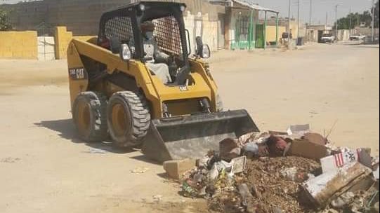 رفع مخلفات بذبح الأضاحي في سيناء 