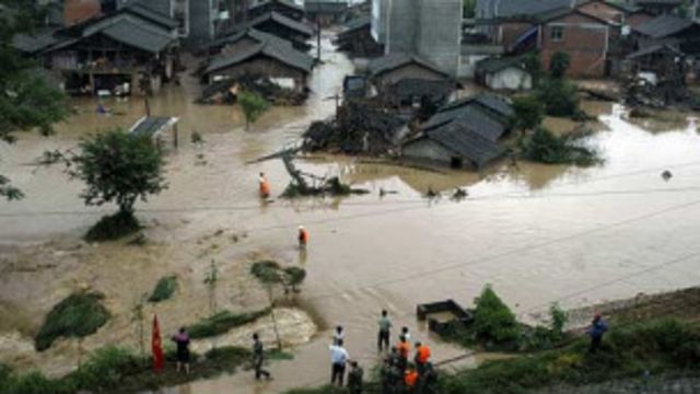 فيضانات الصين 