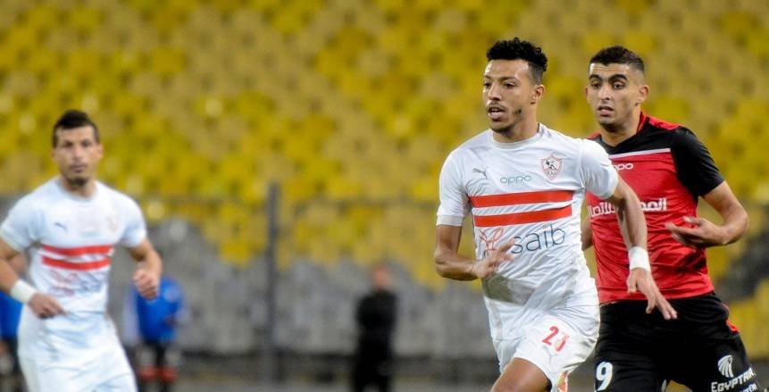 إسلام جابر لاعب فريق الزمالك