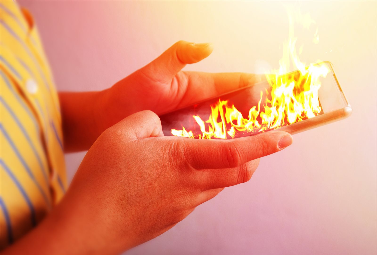 ارتفاع درجة حرارة الهاتف