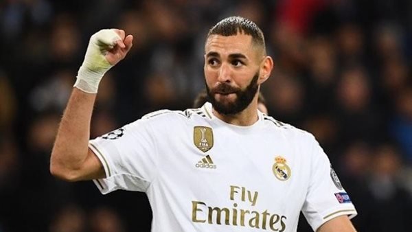 كريم بنزيما نجم فريق ريال مدريد