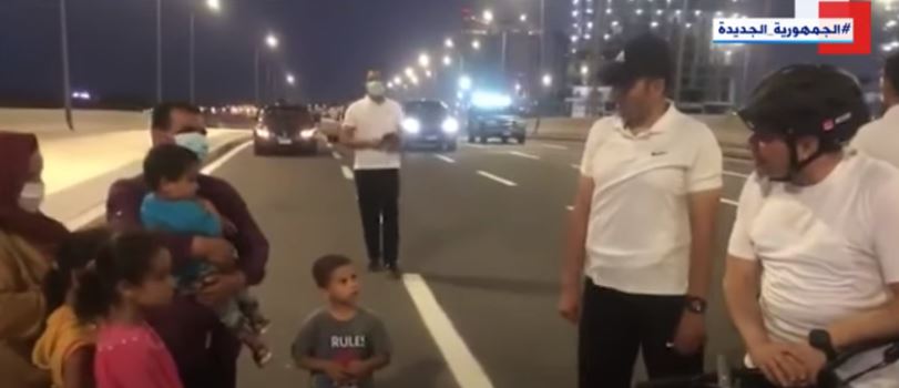 الرئيس السيسي خلال جولته