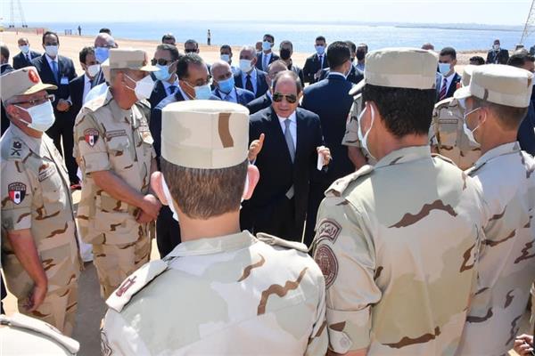 جولة الرئيس عبد الفتاح السيسي بالأسكندرية