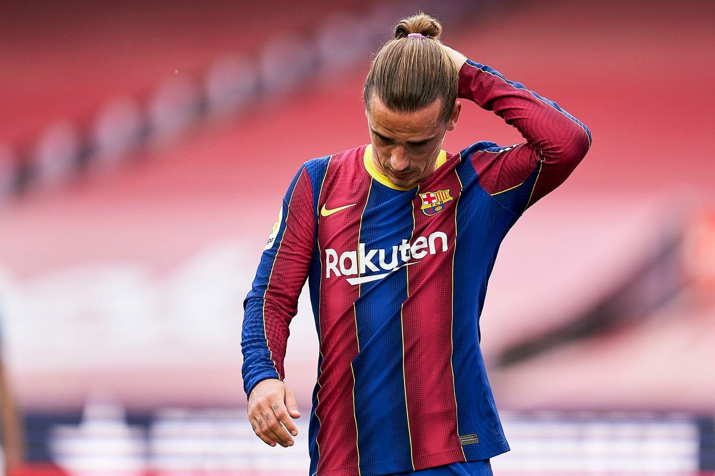 أنطوان جريزمان لاعب فريق برشلونة