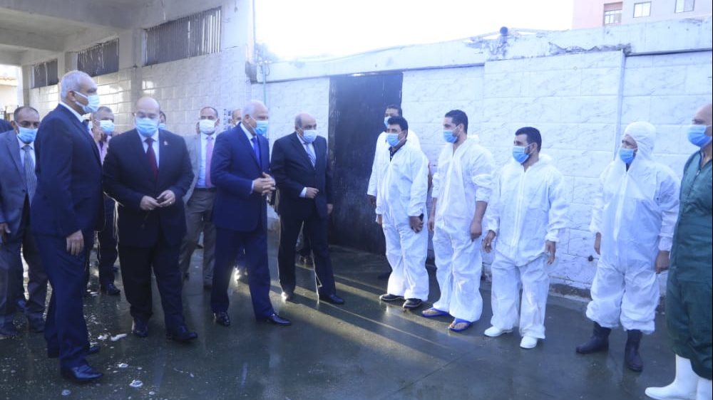 محافظ الجيزة يتفقد المجازر 