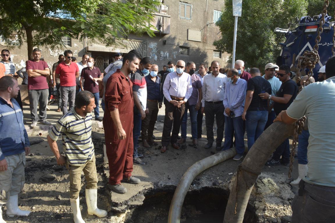 محافظ الجيزة يتابع الأعمال 