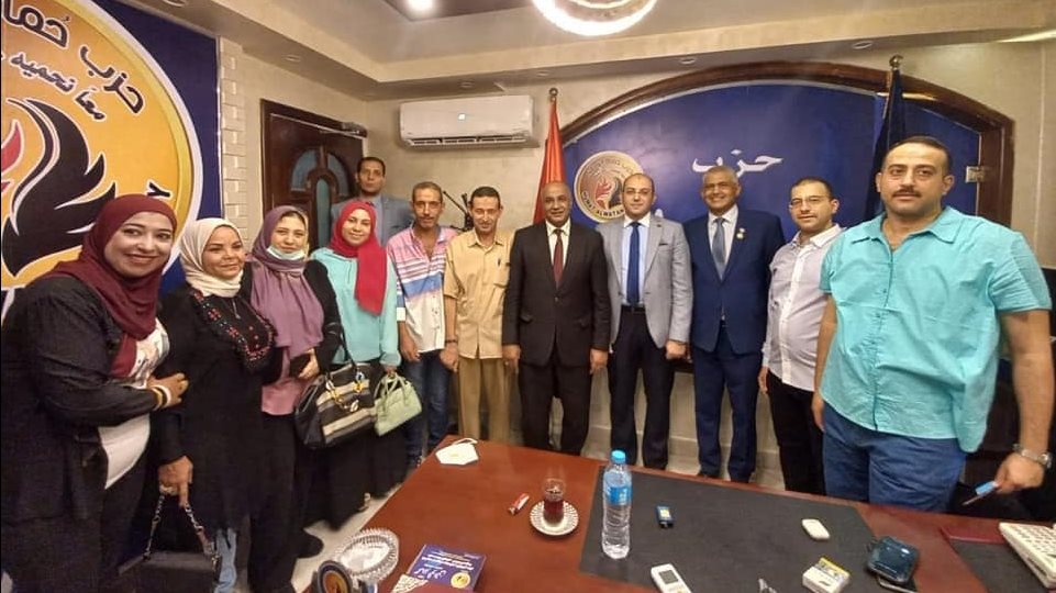 افتتاح حزب حماة الوطن بأسيوط