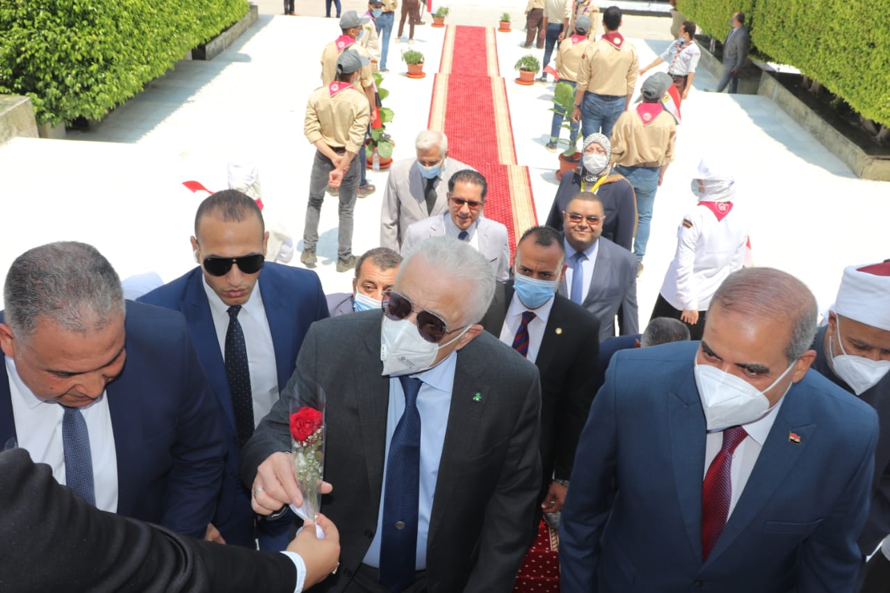 جامعة الأزهر تستقبل وزير التربية والتعليم 
