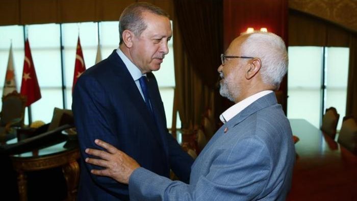 الغنوشي واردوغان  الغنوشي واردوغان